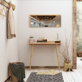 Hanah Home Banevento Aparador con Espejo en Roble